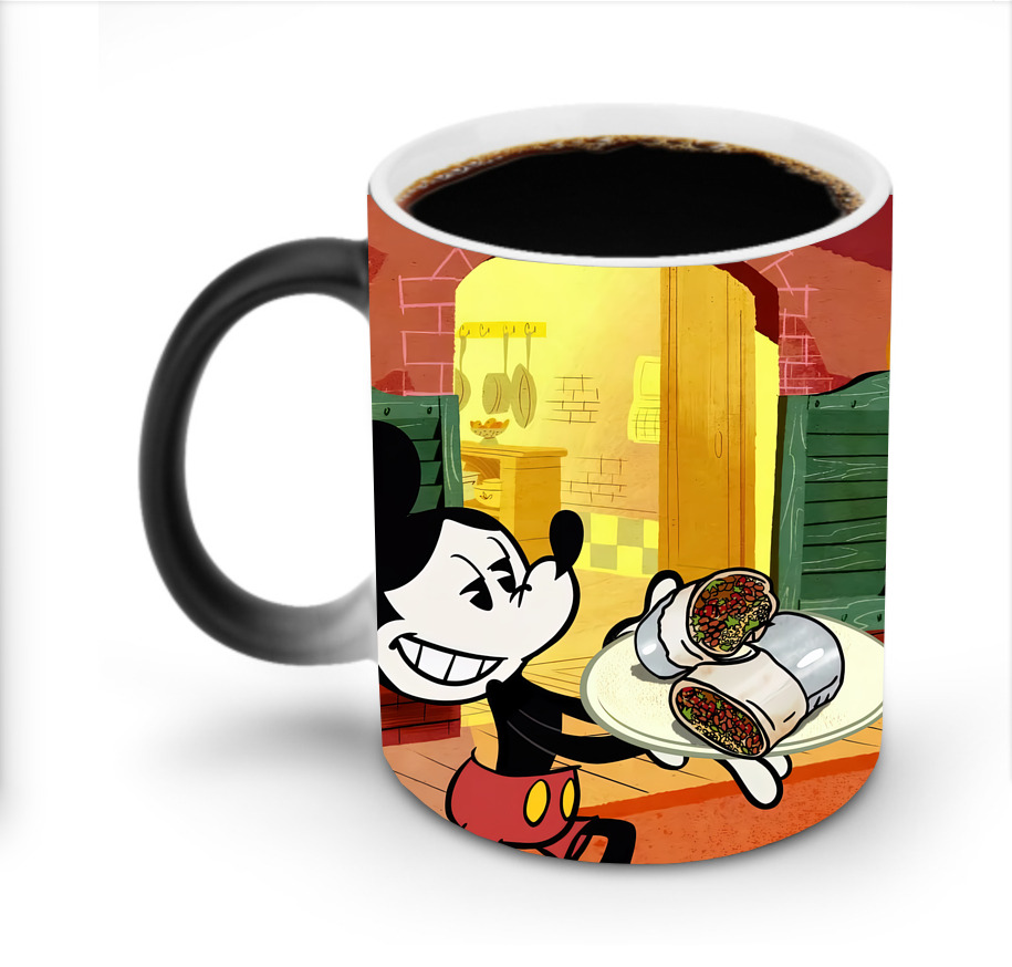 ミッキーマウス Mickey Mouse 温度変色マグカップ