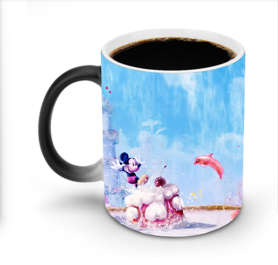 （画像用） ミッキーマウス Mickey Mouse 温度変色マグカップ