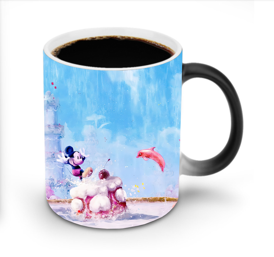 （画像用） ミッキーマウス Mickey Mouse 温度変色マグカップ