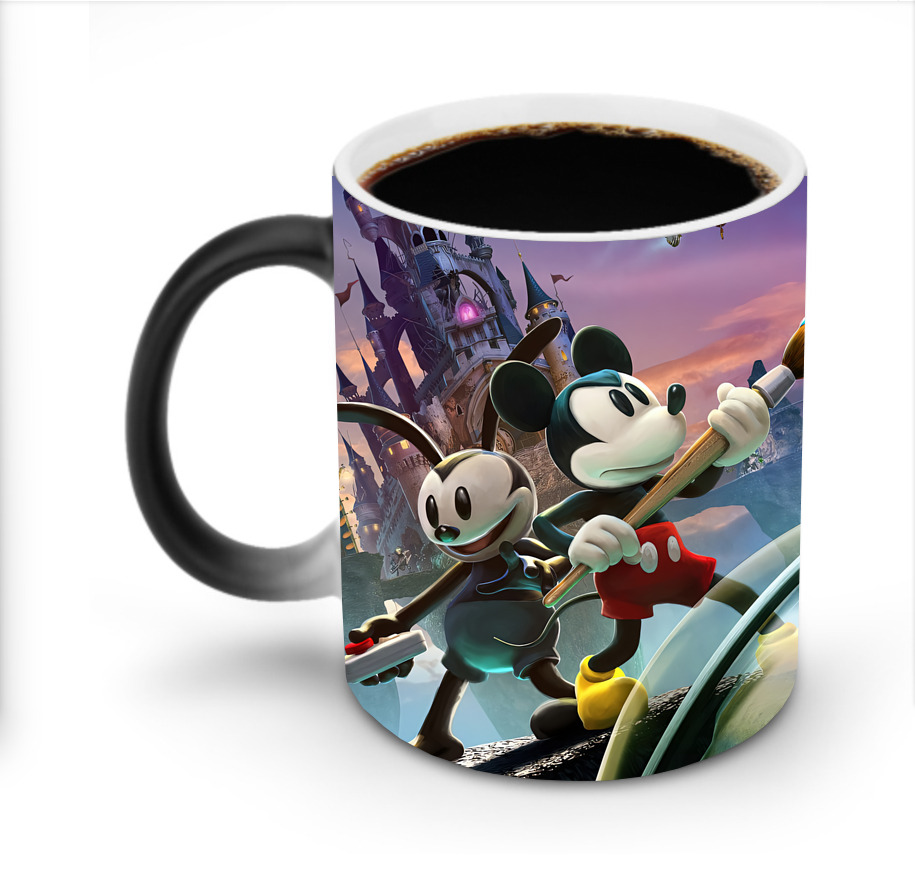 ミッキーマウス Mickey Mouse 温度変色マグカップ