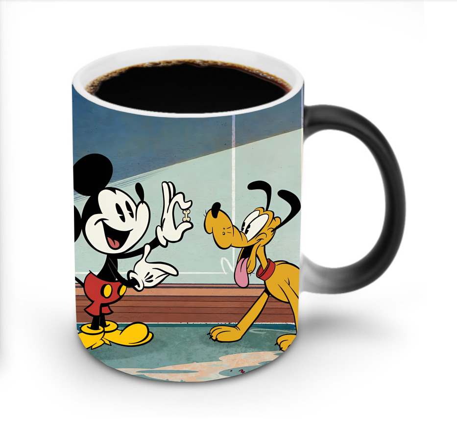 ミッキーマウス Mickey Mouse 温度変色マグカップ