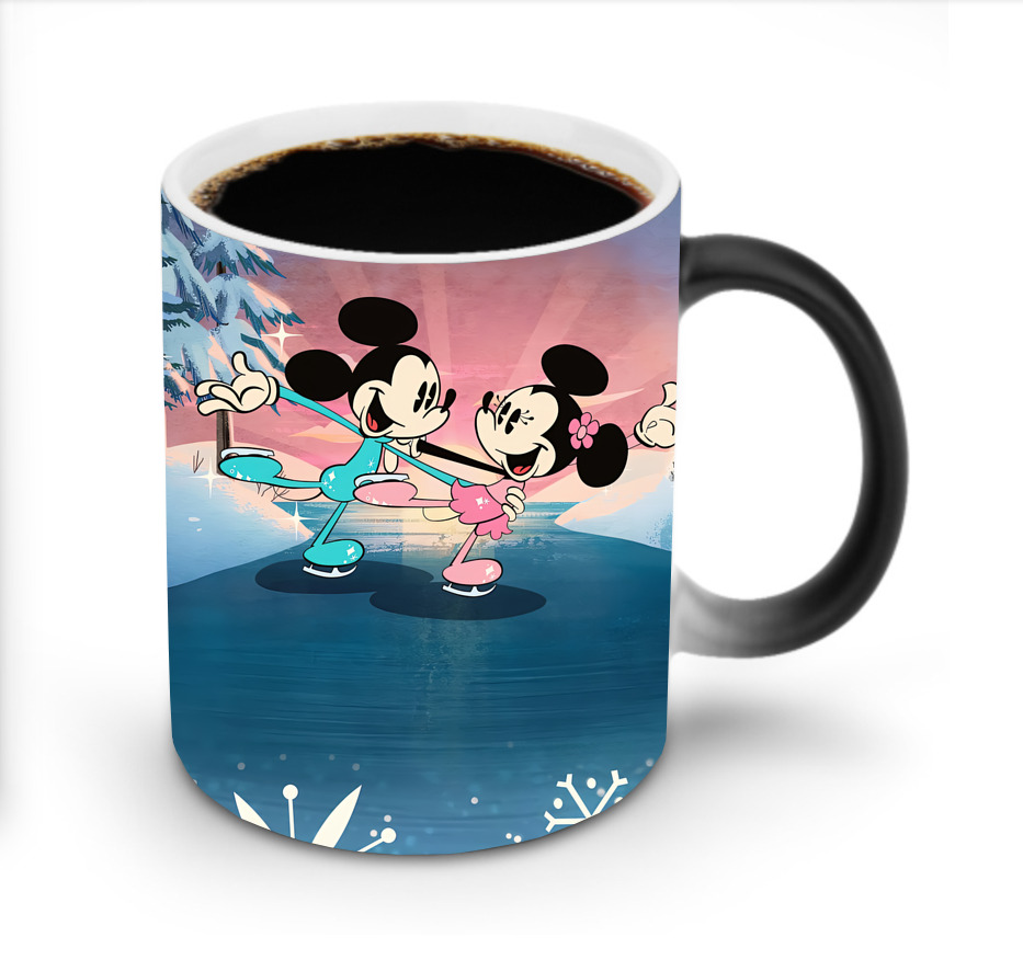 ミッキーマウス Mickey Mouse 温度変色マグカップ