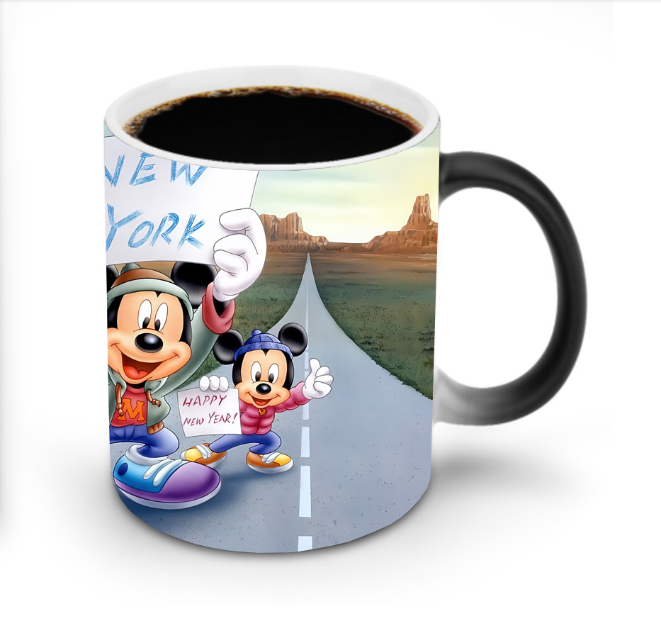 ミッキーマウス Mickey Mouse 温度変色マグカップ