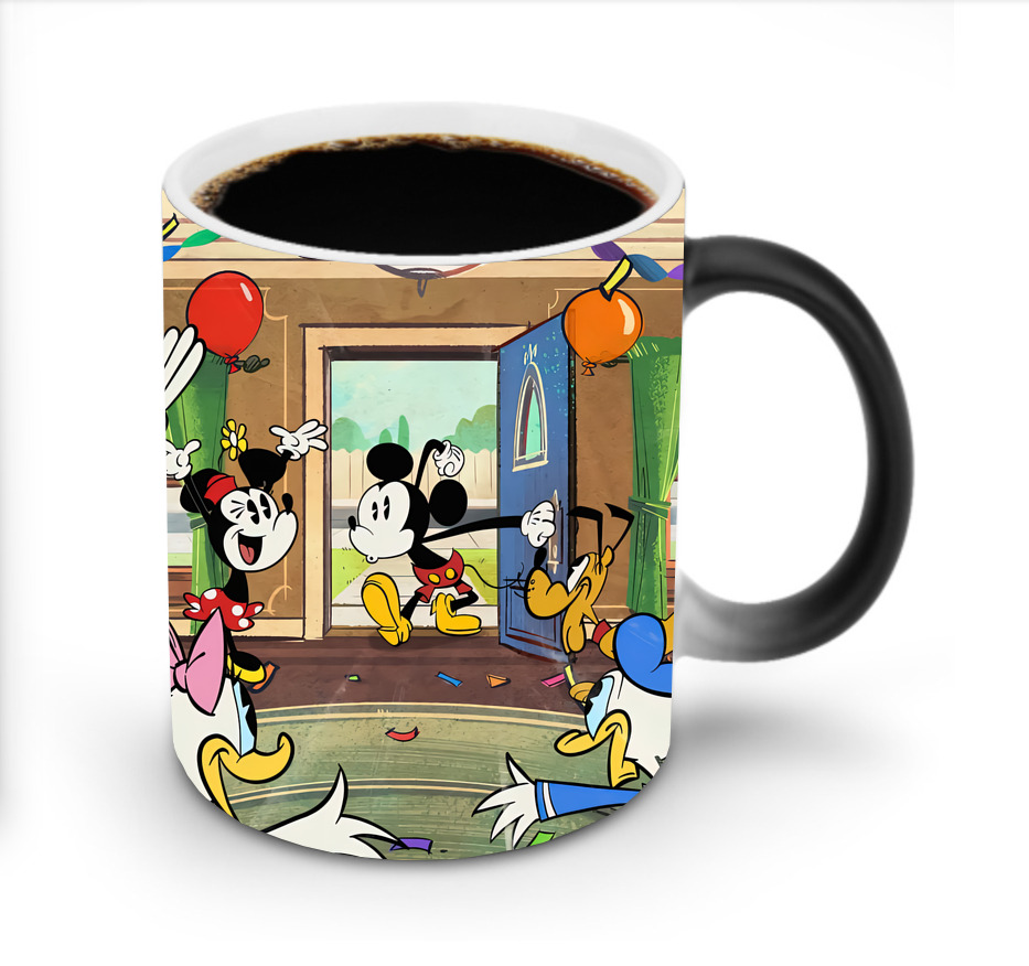ミッキーマウス Mickey Mouse 温度変色マグカップ