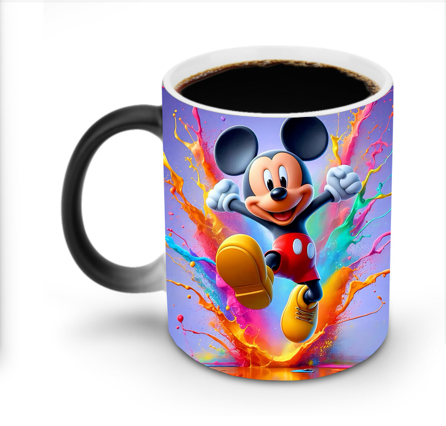 ミッキーマウス Mickey Mouse 温度変色マグカップ