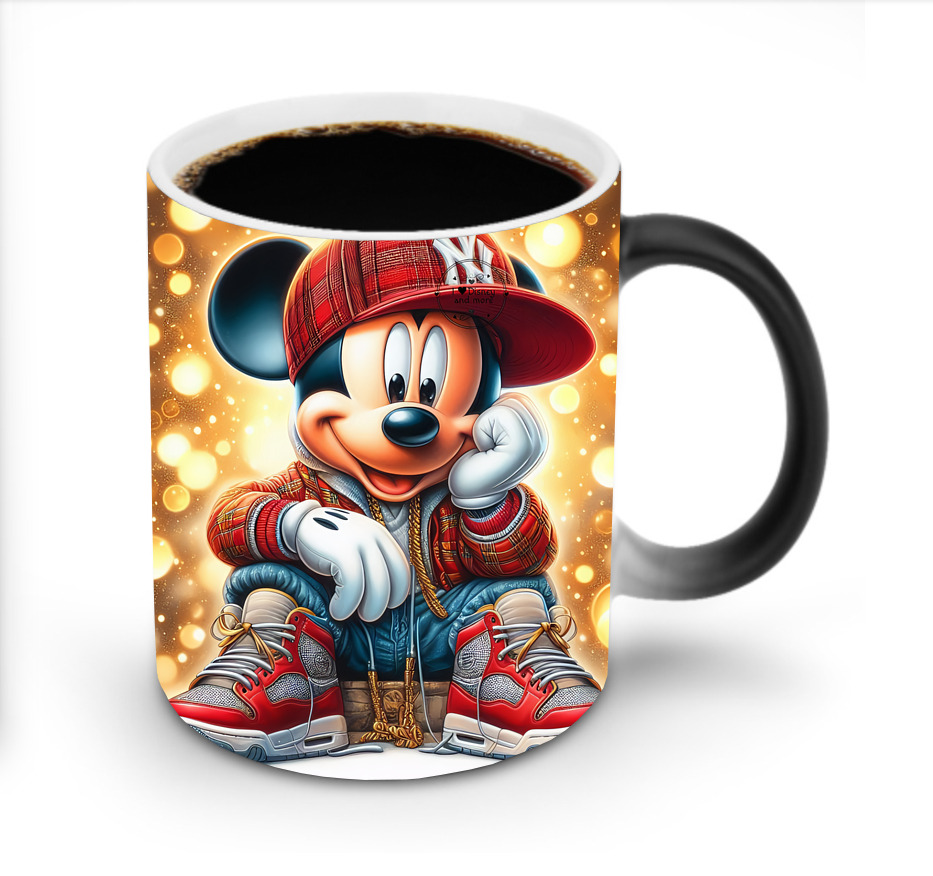 ミッキーマウス Mickey Mouse 温度変色マグカップ