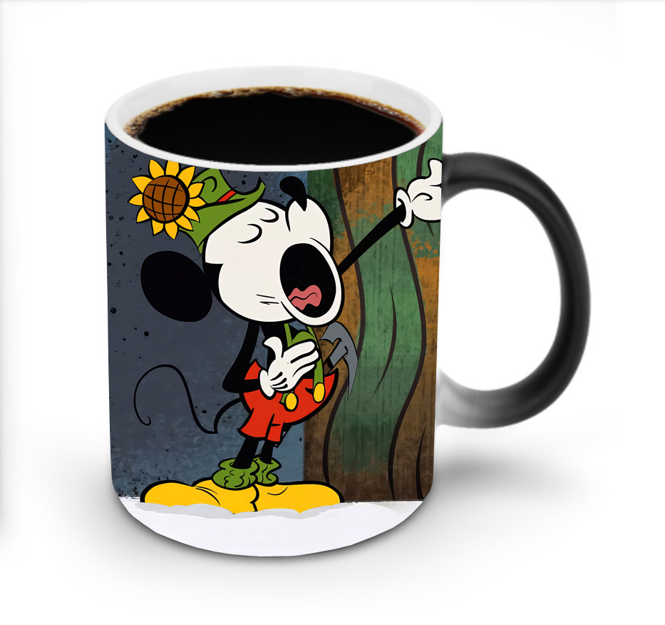 ミッキーマウス Mickey Mouse 温度変色マグカップ