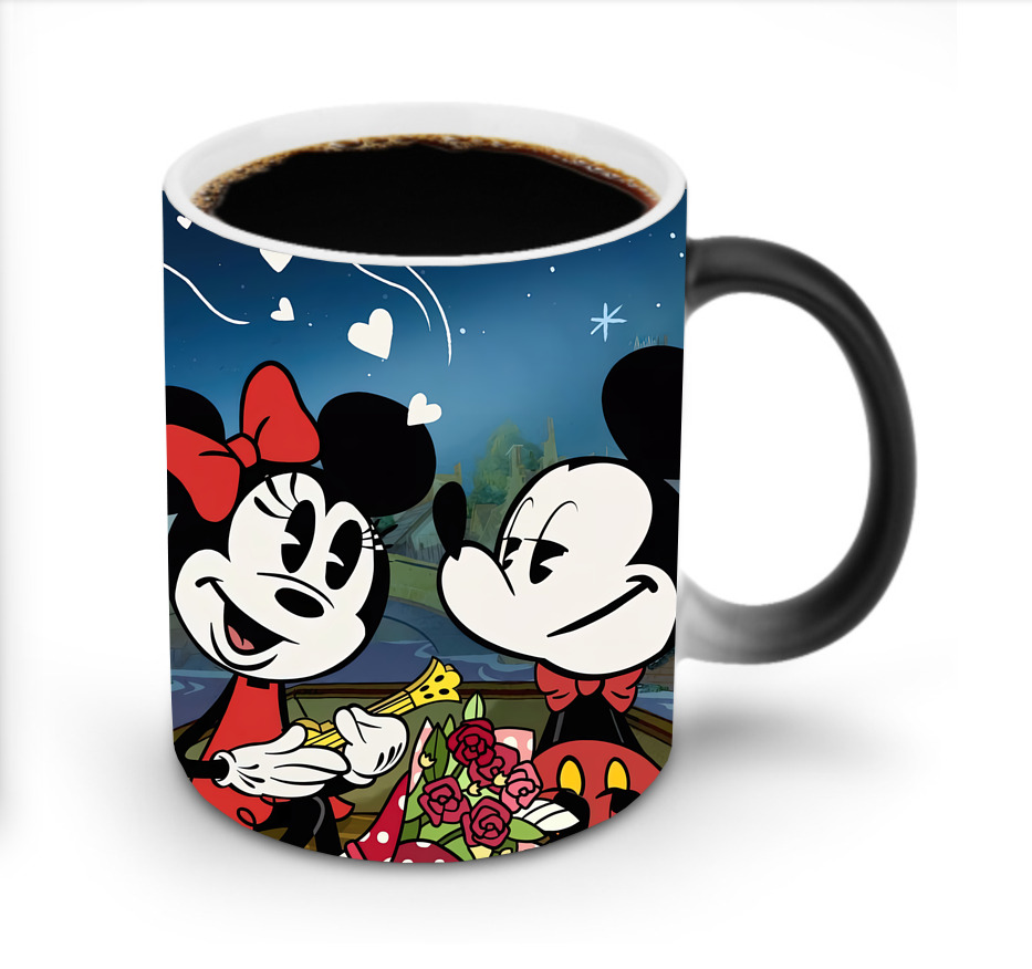 ミッキーマウス Mickey Mouse 温度変色マグカップ