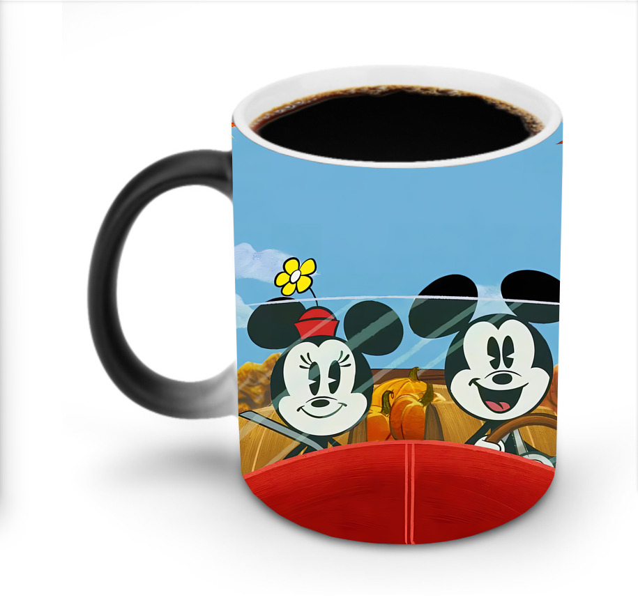 ミッキーマウス Mickey Mouse 温度変色マグカップ