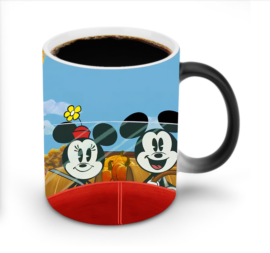 ミッキーマウス Mickey Mouse 温度変色マグカップ