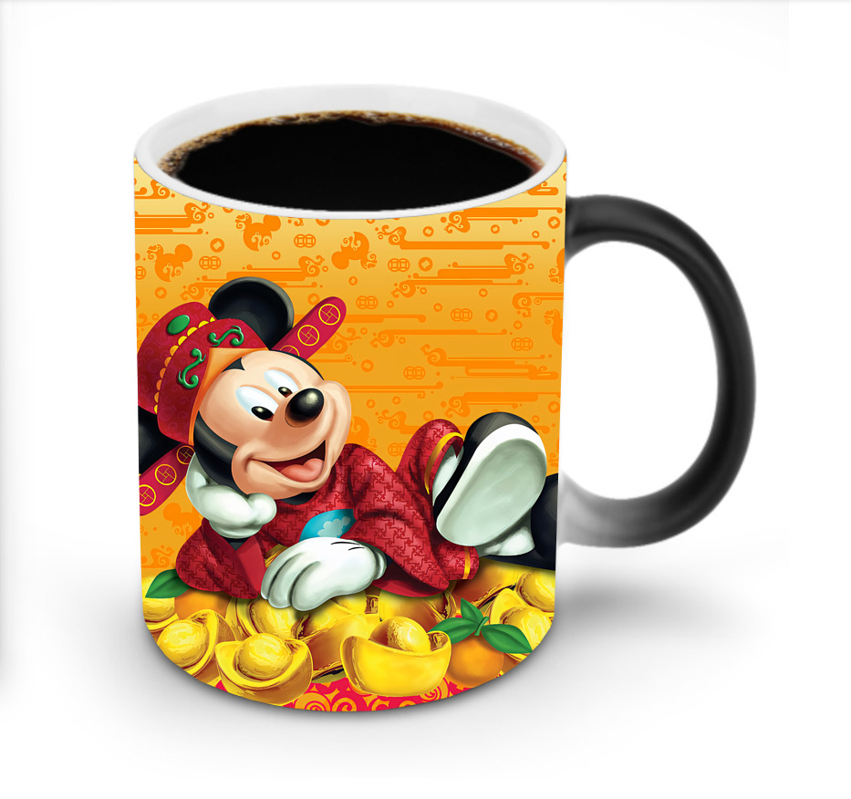 ミッキーマウス Mickey Mouse 温度変色マグカップ