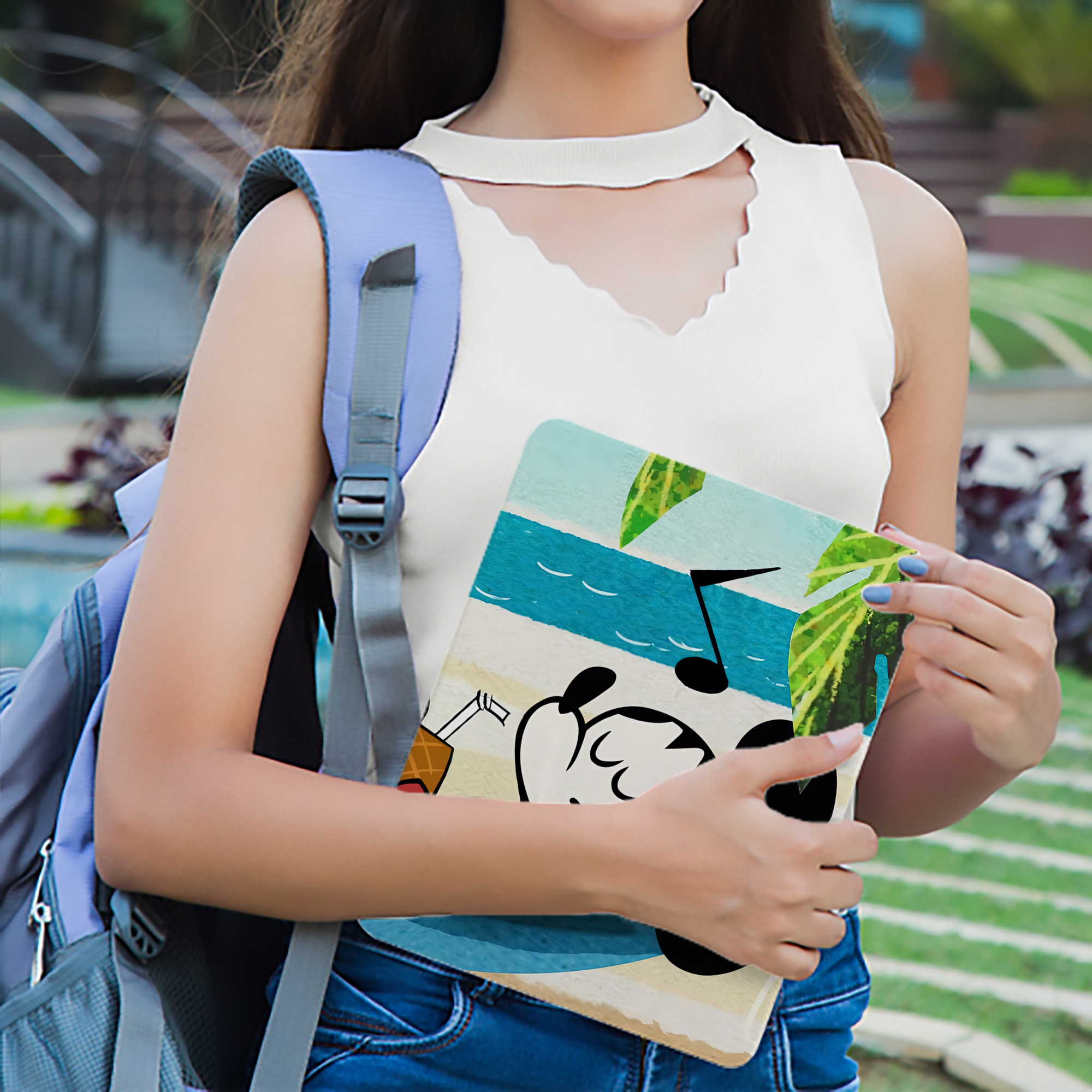 ミッキーマウス Mickey Mouse IPad ケース ブック型 PUレザー TPU 耐衝撃 軽量 薄型 ペン収納なし 全面保護 IPad 各モデル対応