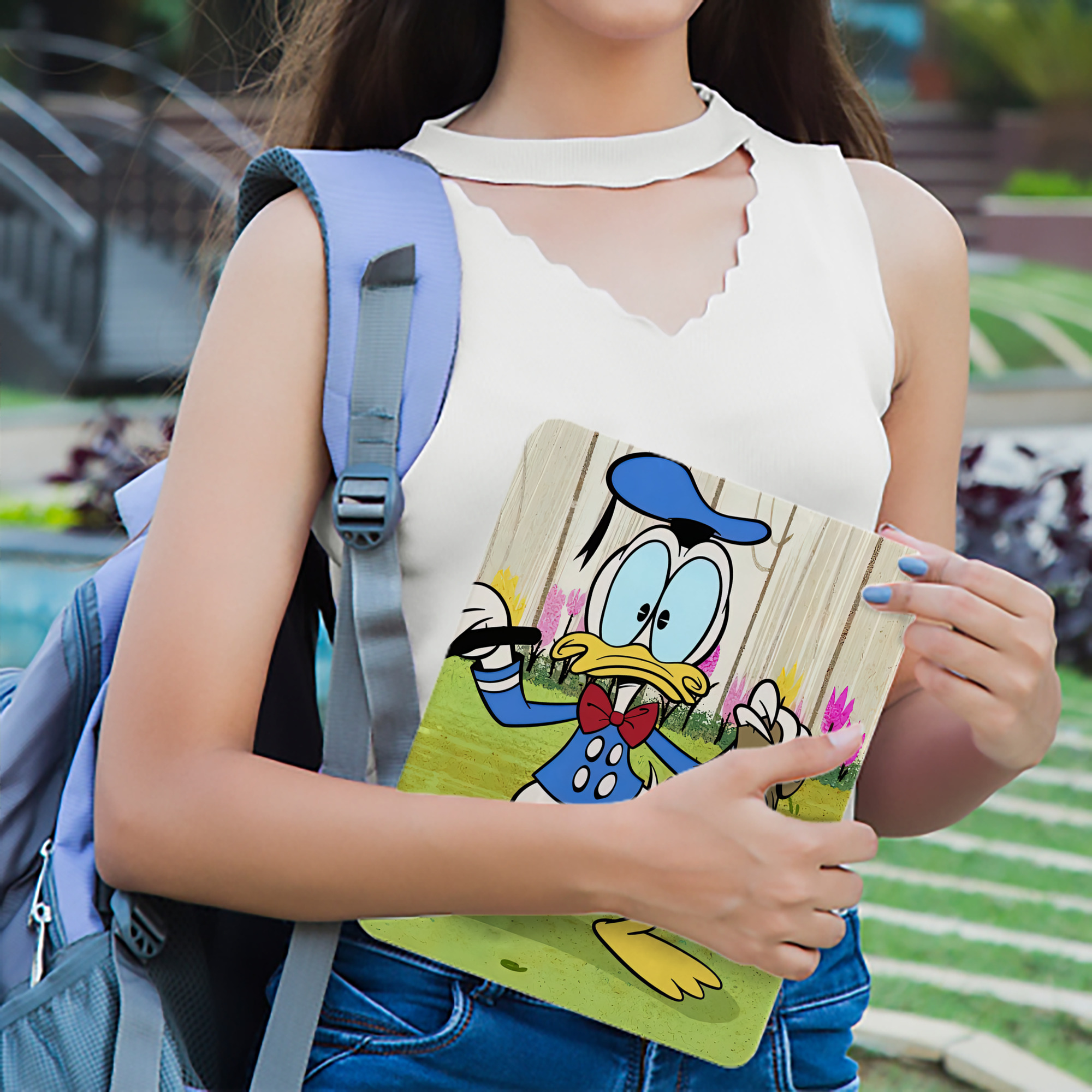 ミッキーマウス Mickey Mouse IPadケース ペンホルダー付き ブックスタイルデザイン