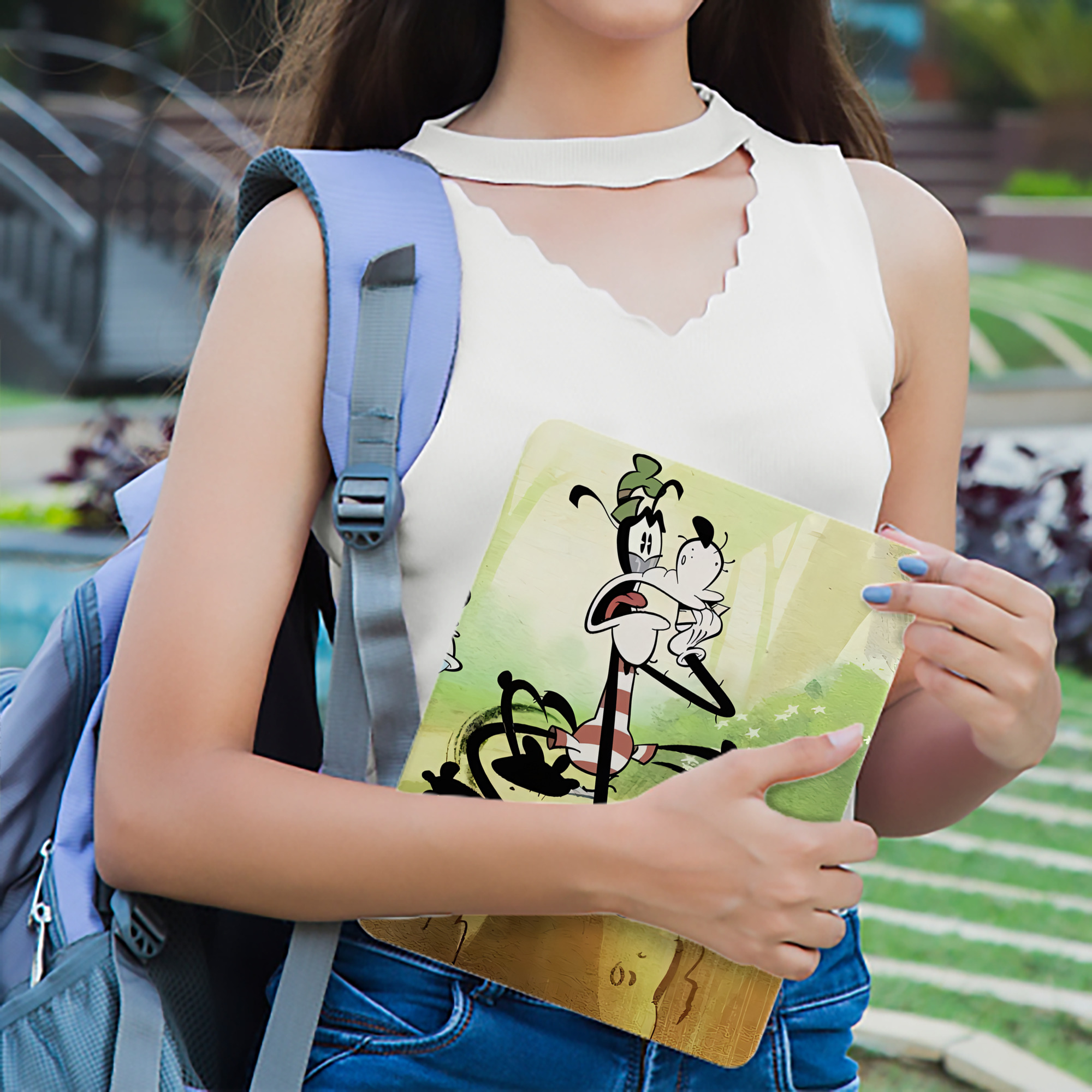 ミッキーマウス Mickey Mouse IPadケース ペンホルダー付き ブックスタイルデザイン