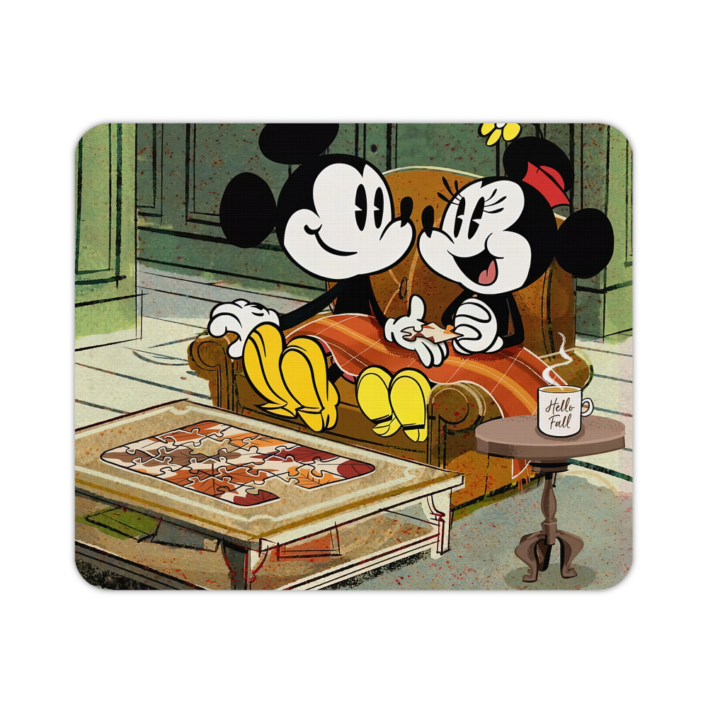 （画像用） ミッキーマウス Mickey Mouse マウスパッド ステッチ加工 ラバー素材 防水 滑り止め 超薄型 ゲーミング/オフィス対応