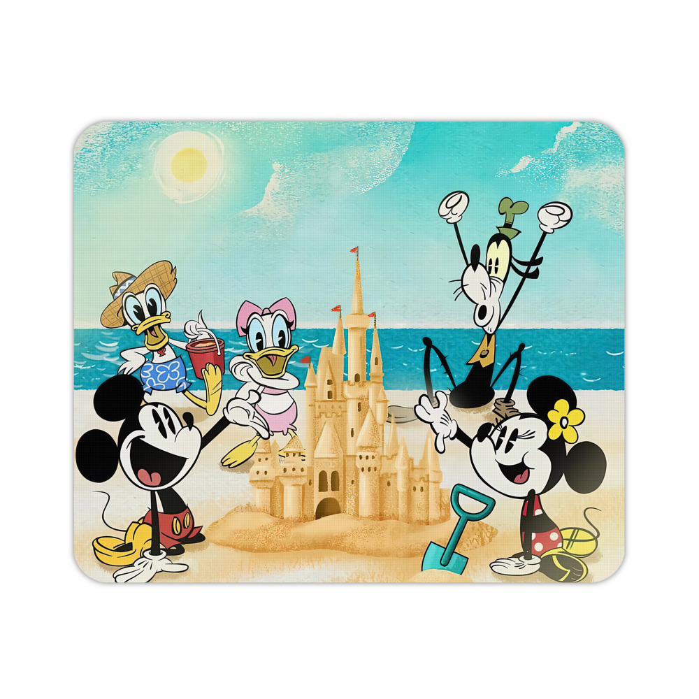 （画像用） ミッキーマウス Mickey Mouse マウスパッド ステッチ加工 ラバー素材 防水 滑り止め 超薄型 ゲーミング/オフィス対応