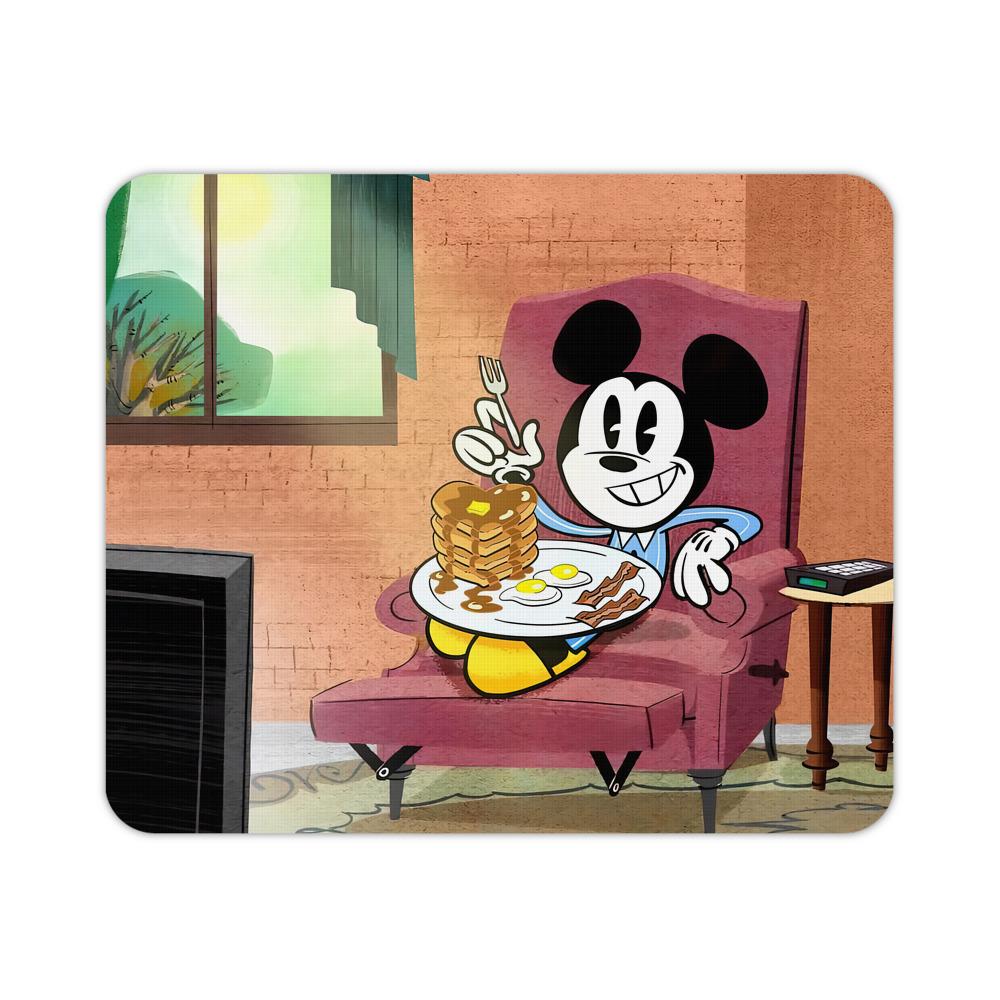 ミッキーマウス Mickey Mouse マウスパッド ステッチ加工 ラバー素材 防水 滑り止め 超薄型 ゲーミング/オフィス対応