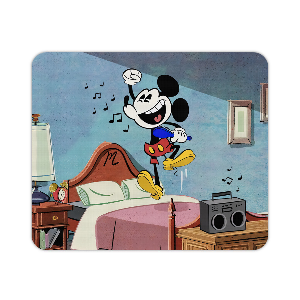 ミッキーマウス Mickey Mouse マウスパッド ステッチ加工 ラバー素材 防水 滑り止め 超薄型 ゲーミング/オフィス対応