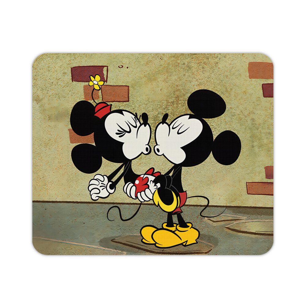 ミッキーマウス Mickey Mouse マウスパッド ステッチ加工 ラバー素材 防水 滑り止め 超薄型 ゲーミング/オフィス対応