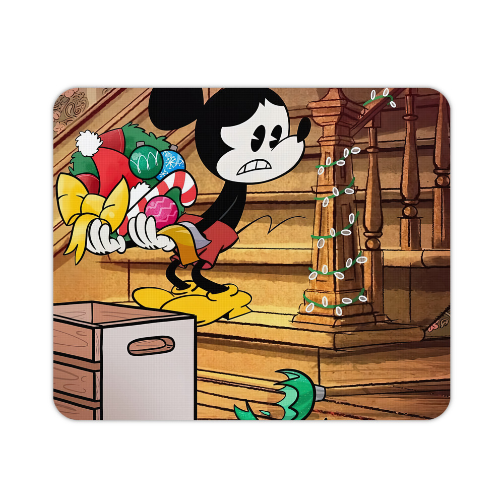 ミッキーマウス Mickey Mouse マウスパッド ステッチ加工 ラバー素材 防水 滑り止め 超薄型 ゲーミング/オフィス対応