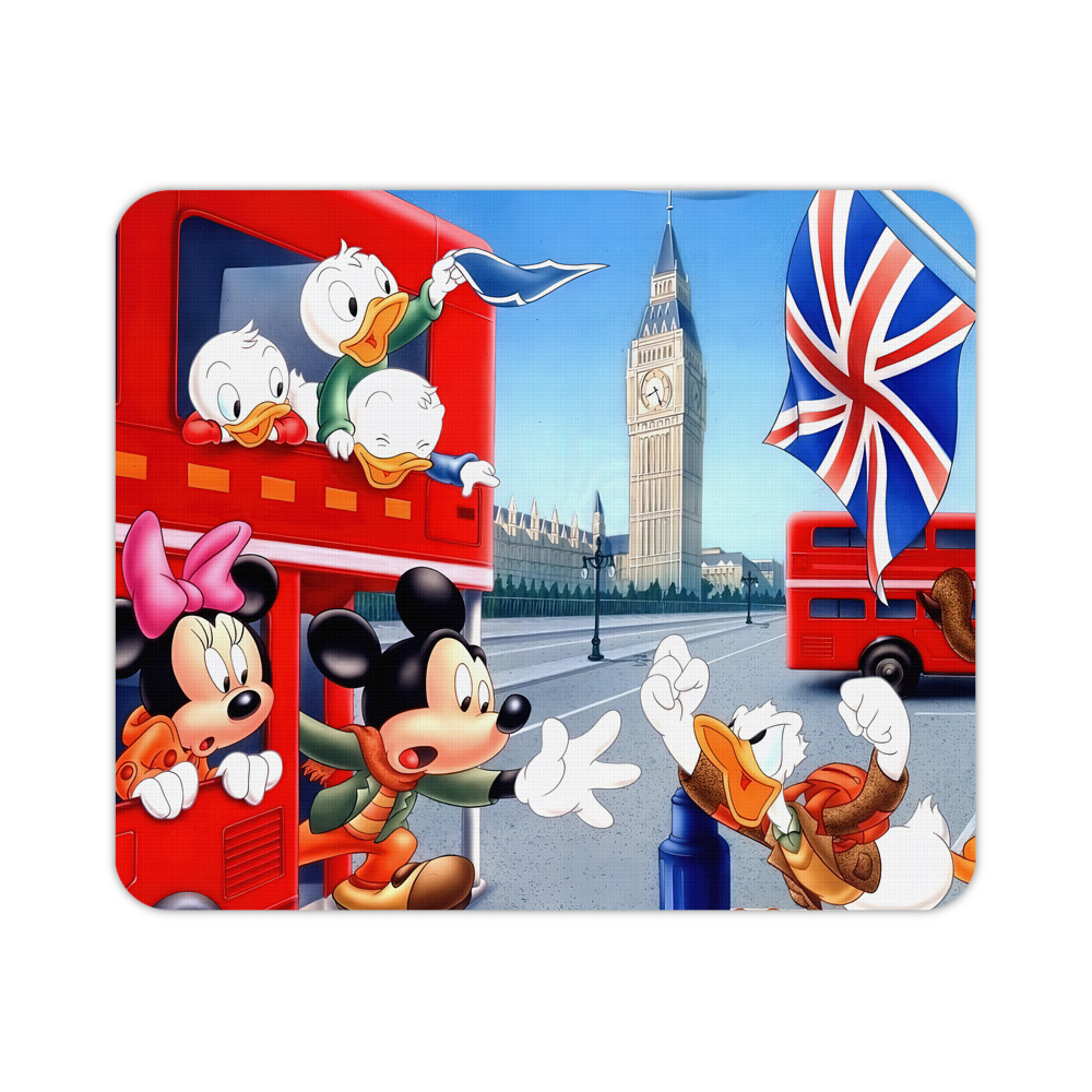 ミッキーマウス Mickey Mouse マウスパッド ステッチ加工 ラバー素材 防水 滑り止め 超薄型 ゲーミング/オフィス対応