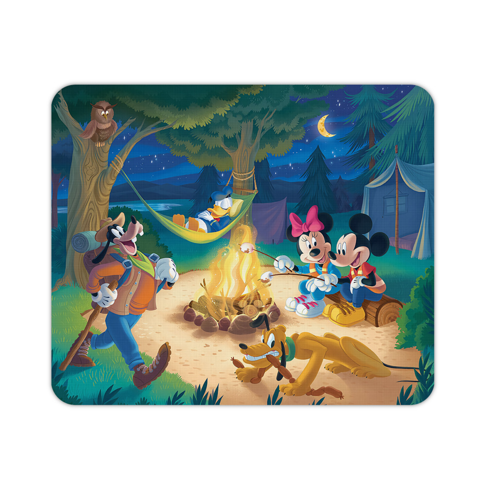ミッキーマウス Mickey Mouse マウスパッド ステッチ加工 ラバー素材 防水 滑り止め 超薄型 ゲーミング/オフィス対応