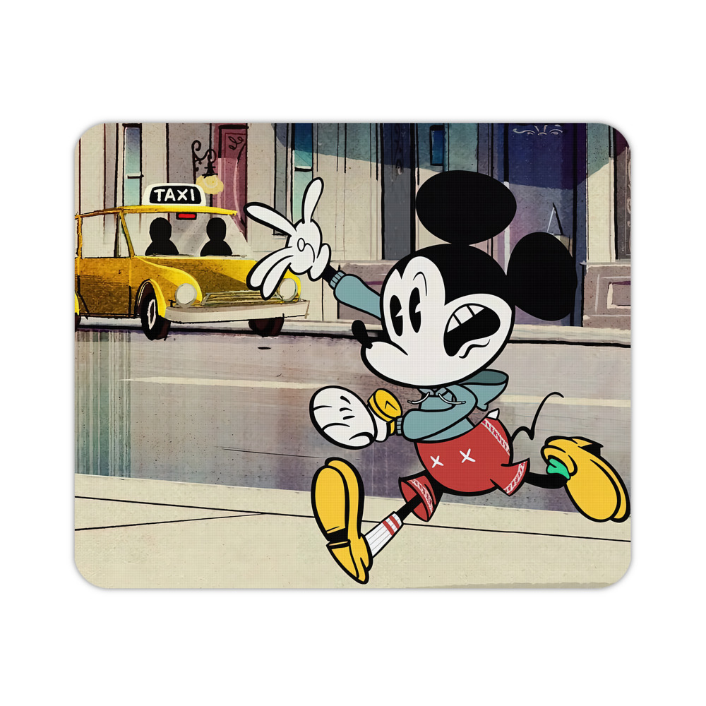 ミッキーマウス Mickey Mouse マウスパッド ステッチ加工 ラバー素材 防水 滑り止め 超薄型 ゲーミング/オフィス対応