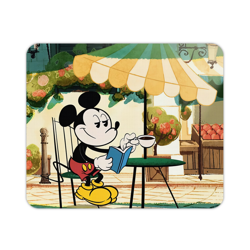 ミッキーマウス Mickey Mouse マウスパッド ステッチ加工 ラバー素材 防水 滑り止め 超薄型 ゲーミング/オフィス対応