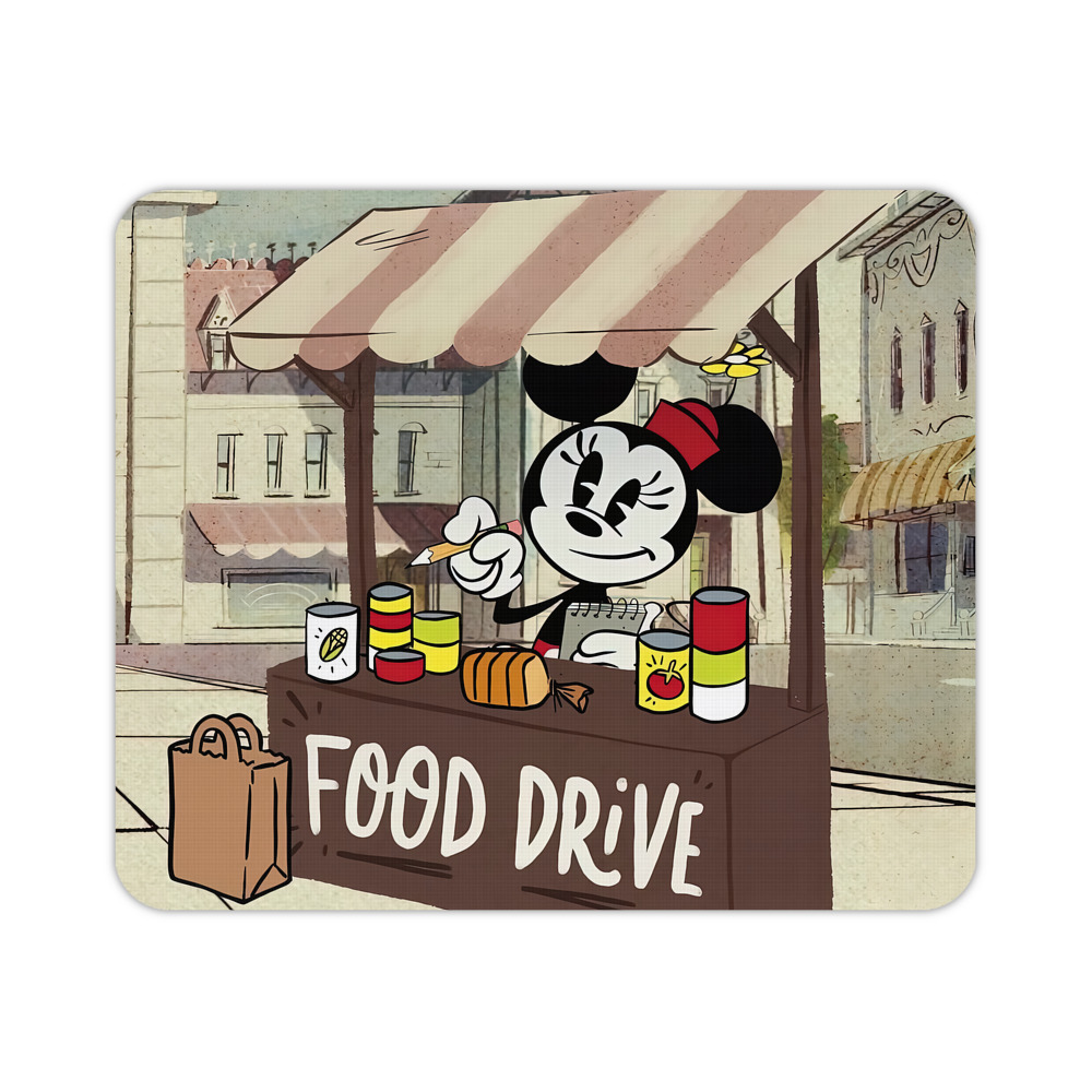 ミッキーマウス Mickey Mouse マウスパッド ステッチ加工 ラバー素材 防水 滑り止め 超薄型 ゲーミング/オフィス対応
