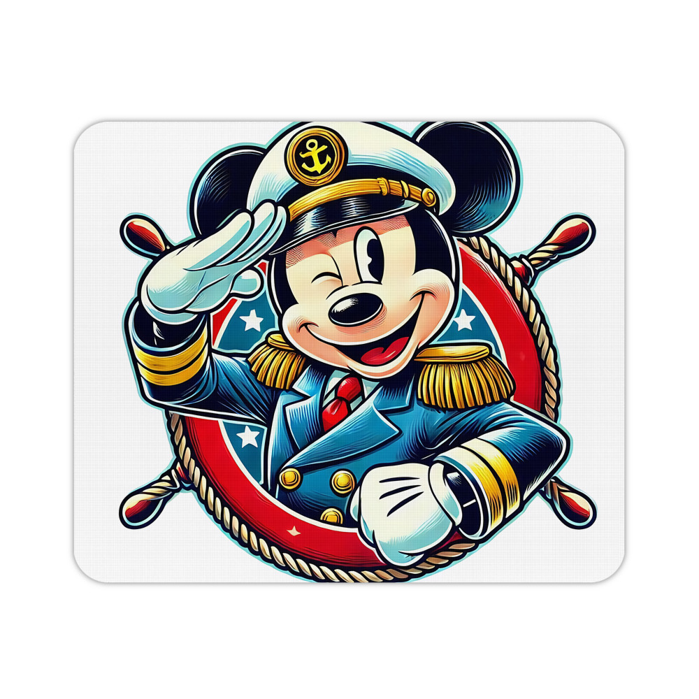 ミッキーマウス Mickey Mouse マウスパッド ステッチ加工 ラバー素材 防水 滑り止め 超薄型 ゲーミング/オフィス対応