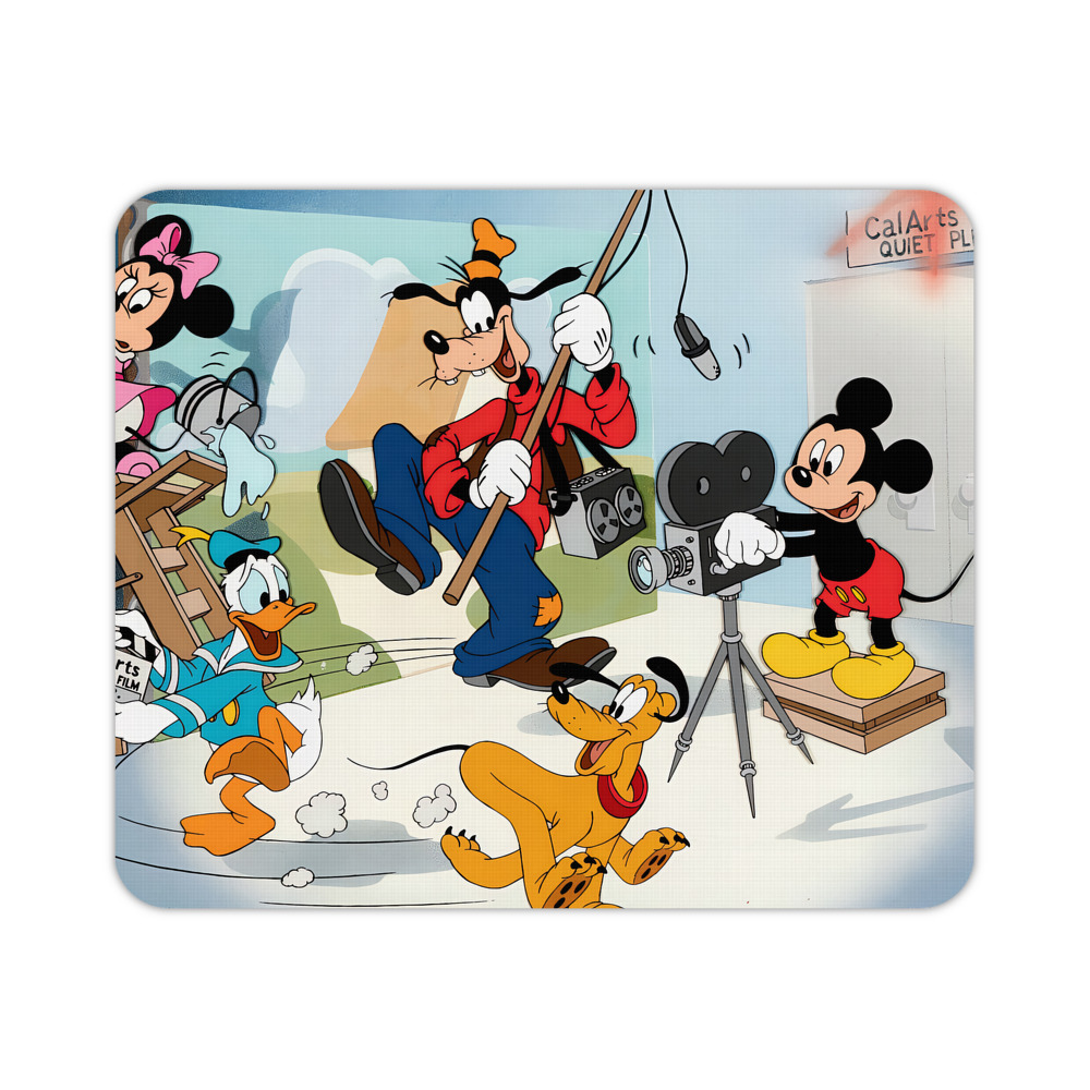 ミッキーマウス Mickey Mouse マウスパッド ステッチ加工 ラバー素材 防水 滑り止め 超薄型 ゲーミング/オフィス対応