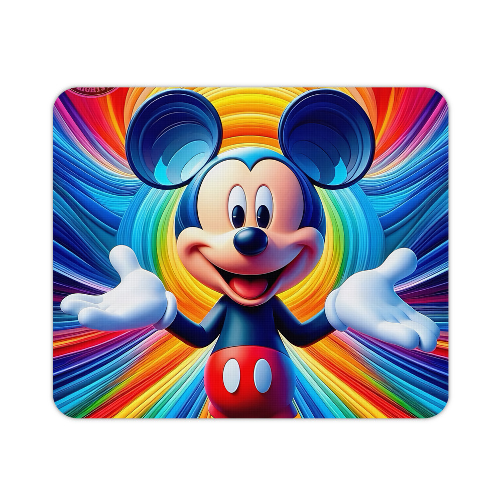 ミッキーマウス Mickey Mouse マウスパッド ステッチ加工 ラバー素材 防水 滑り止め 超薄型 ゲーミング/オフィス対応