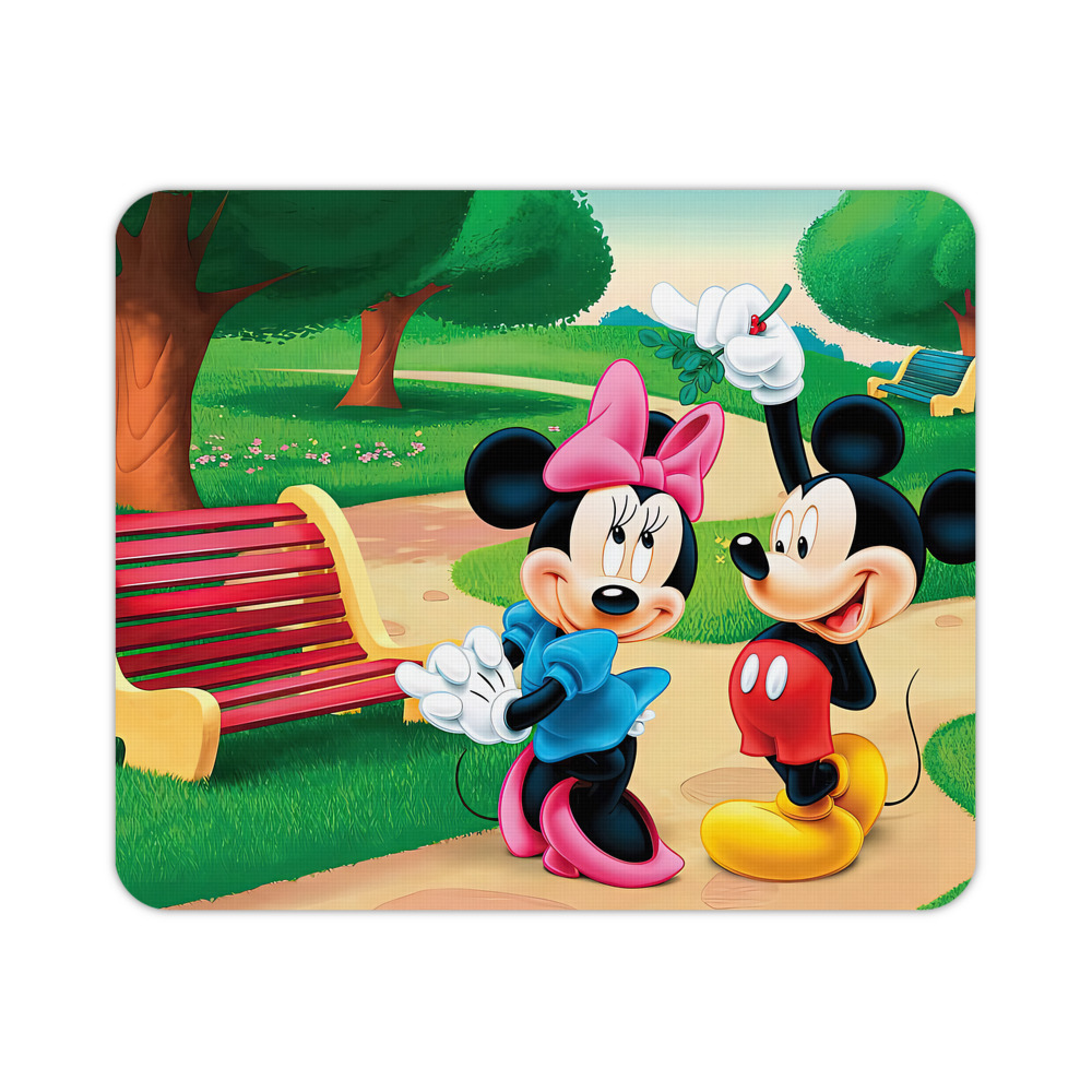 ミッキーマウス Mickey Mouse マウスパッド ステッチ加工 ラバー素材 防水 滑り止め 超薄型 ゲーミング/オフィス対応