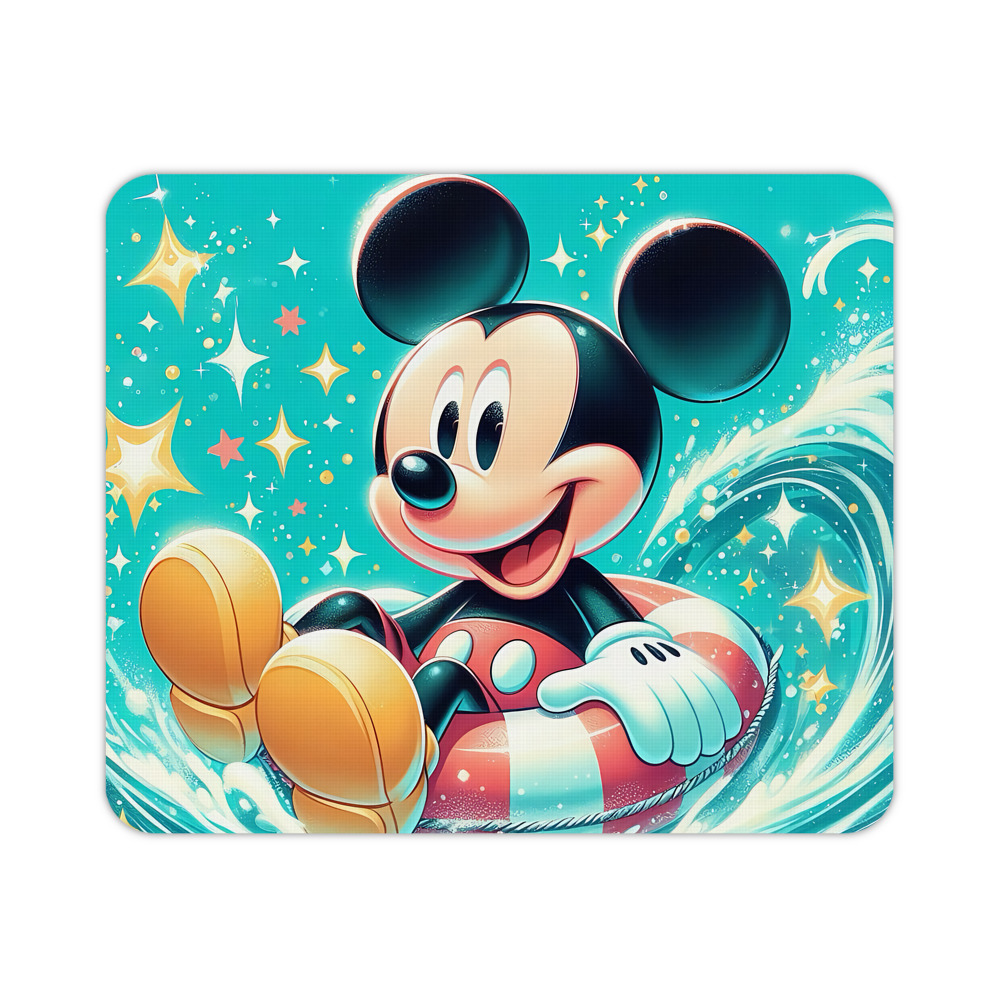 ミッキーマウス Mickey Mouse マウスパッド ステッチ加工 ラバー素材 防水 滑り止め 超薄型 ゲーミング/オフィス対応