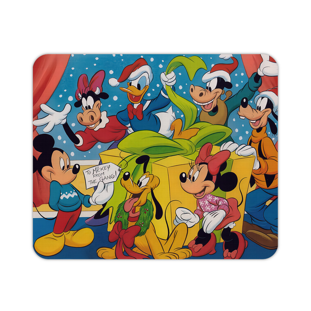 ミッキーマウス Mickey Mouse マウスパッド ステッチ加工 ラバー素材 防水 滑り止め 超薄型 ゲーミング/オフィス対応