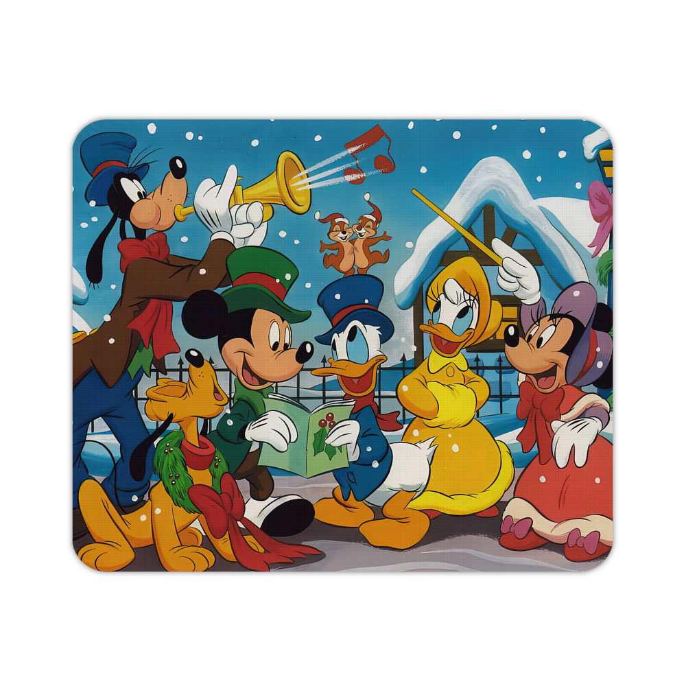 ミッキーマウス Mickey Mouse マウスパッド ステッチ加工 ラバー素材 防水 滑り止め 超薄型 ゲーミング/オフィス対応