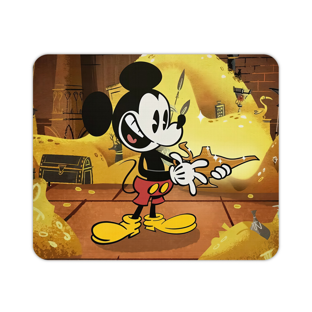 （画像用） ミッキーマウス Mickey Mouse マウスパッド ステッチ加工 ラバー素材 防水 滑り止め 超薄型 ゲーミング/オフィス対応