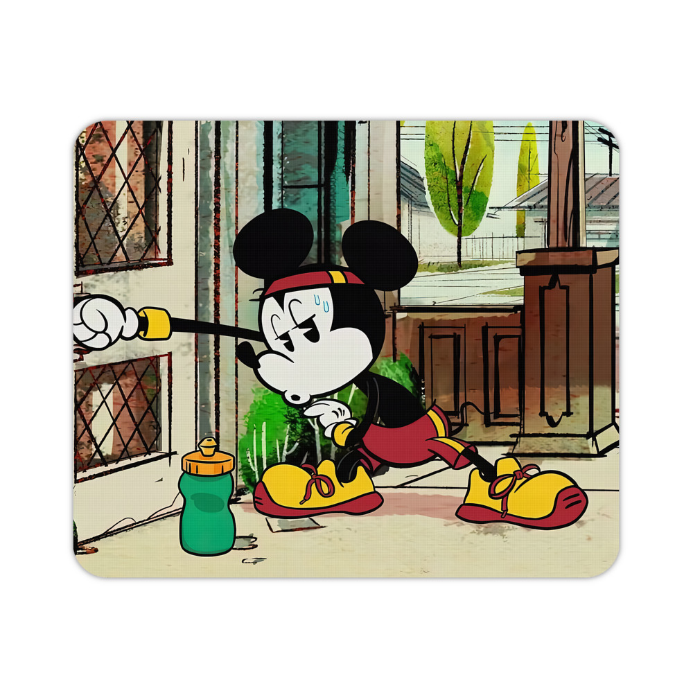ミッキーマウス Mickey Mouse マウスパッド ステッチ加工 ラバー素材 防水 滑り止め 超薄型 ゲーミング/オフィス対応