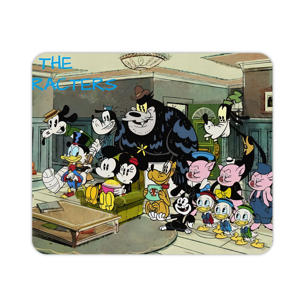 ミッキーマウス Mickey Mouse マウスパッド ステッチ加工 ラバー素材 防水 滑り止め 超薄型 ゲーミング/オフィス対応