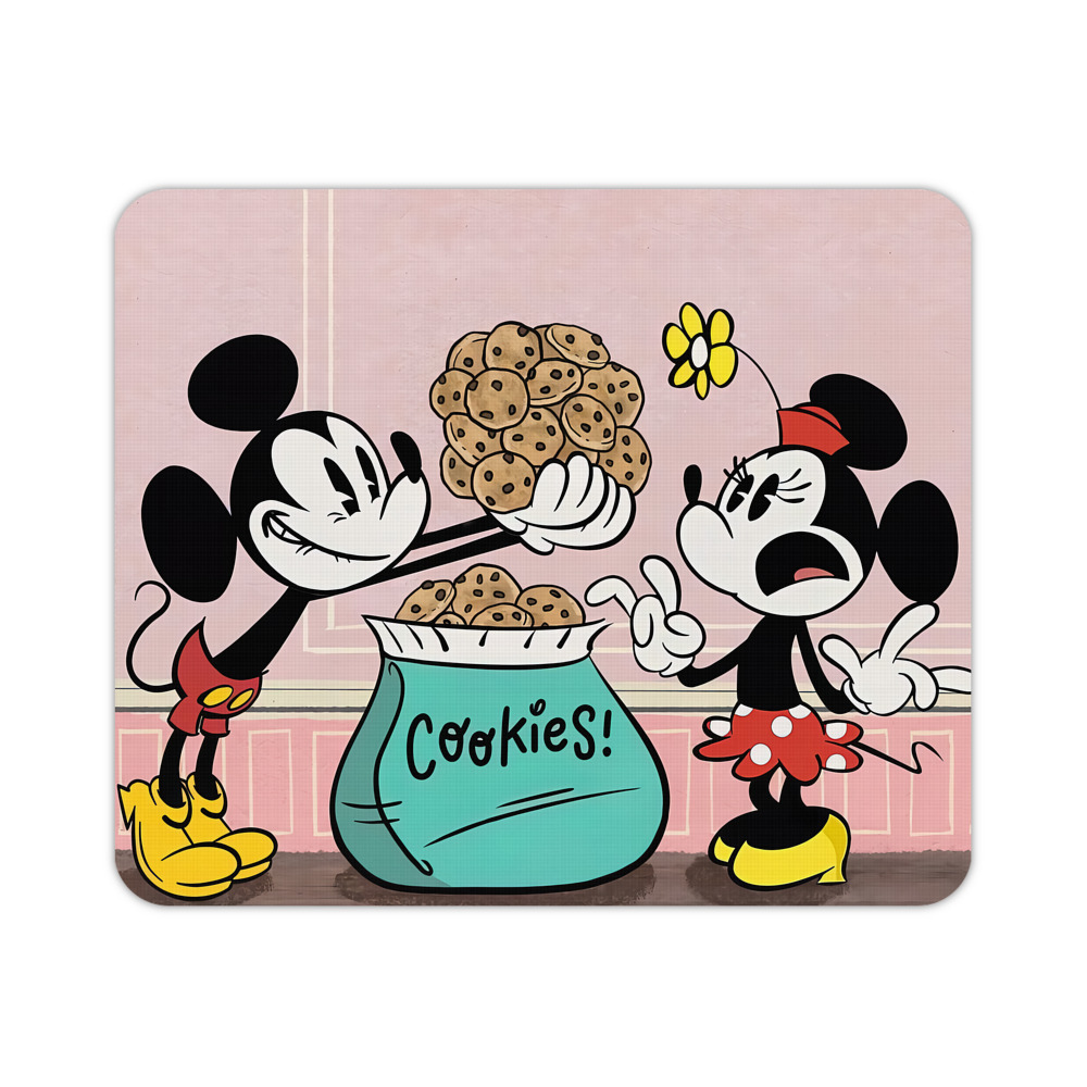 ミッキーマウス Mickey Mouse マウスパッド ステッチ加工 ラバー素材 防水 滑り止め 超薄型 ゲーミング/オフィス対応