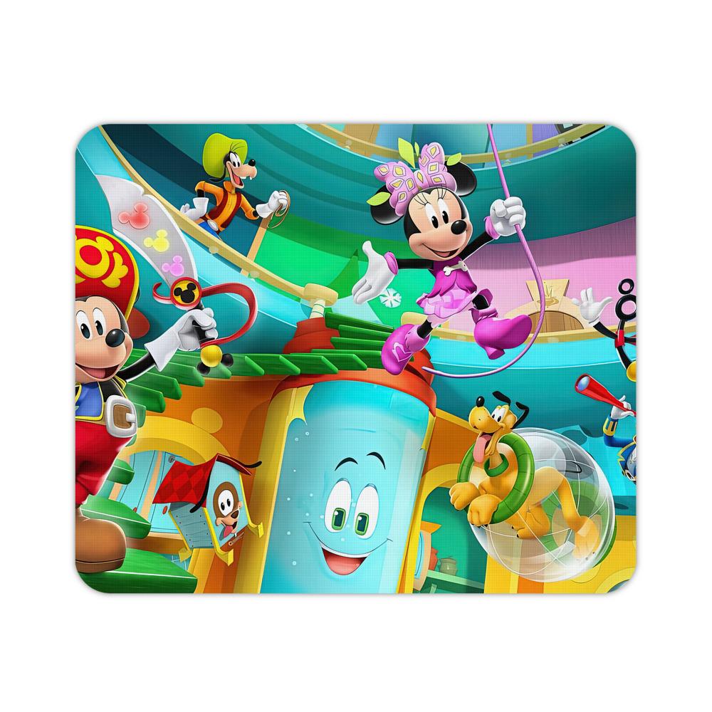 ミッキーマウス Mickey Mouse マウスパッド ステッチ加工 ラバー素材 防水 滑り止め 超薄型 ゲーミング/オフィス対応