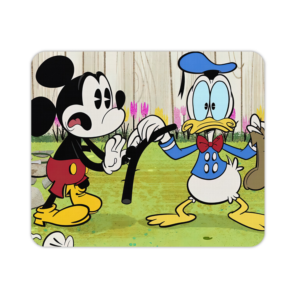 ミッキーマウス Mickey Mouse マウスパッド ステッチ加工 ラバー素材 防水 滑り止め 超薄型 ゲーミング/オフィス対応