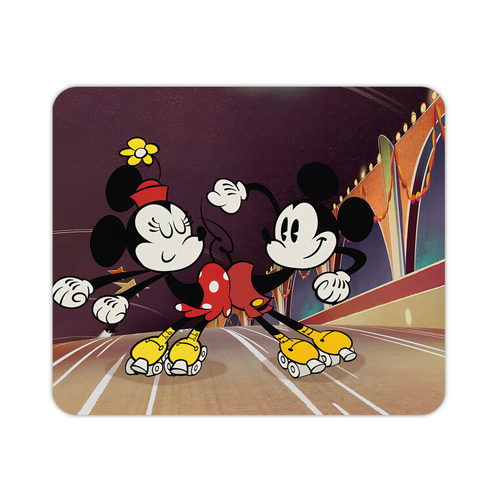 ミッキーマウス Mickey Mouse マウスパッド ステッチ加工 ラバー素材 防水 滑り止め 超薄型 ゲーミング/オフィス対応