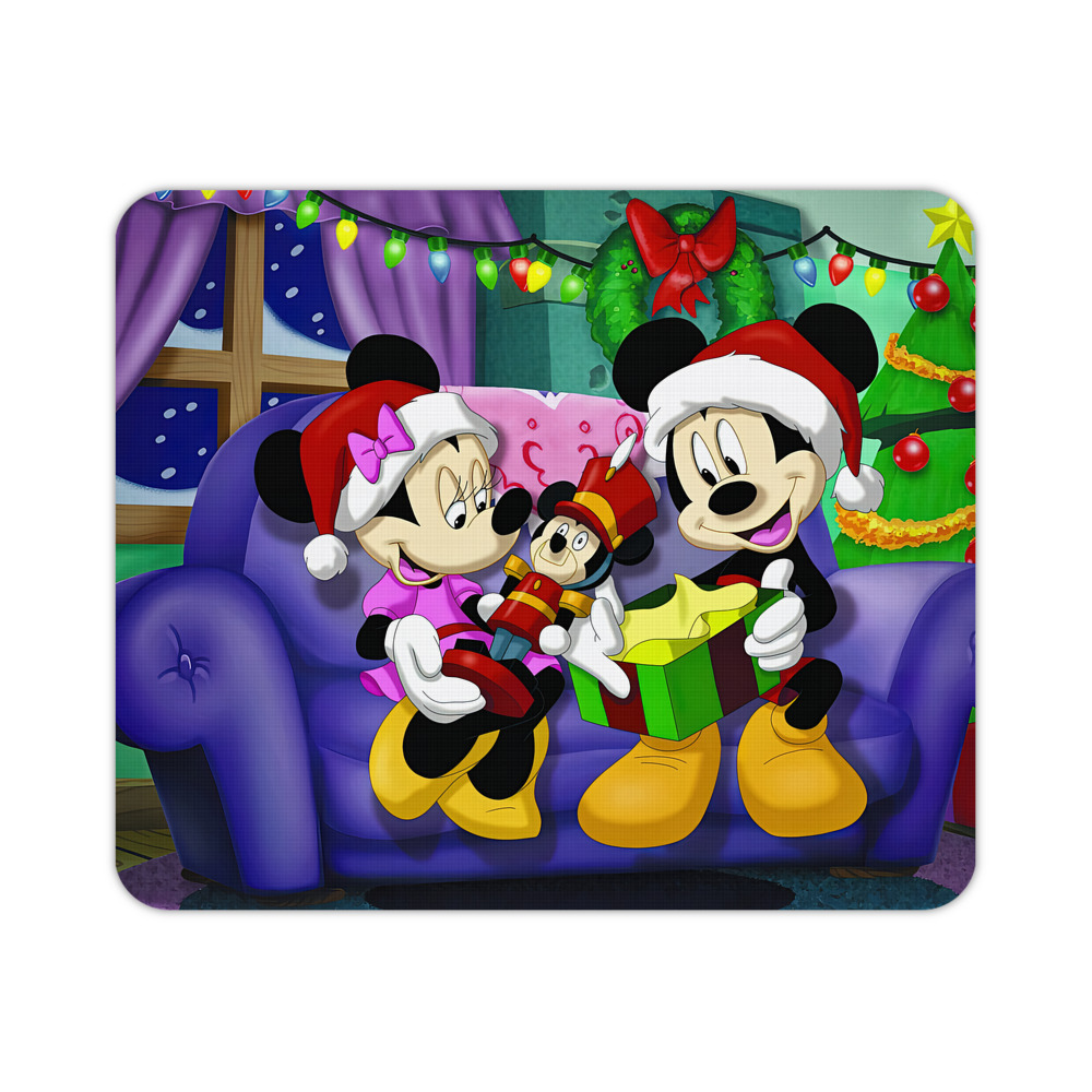 ミッキーマウス Mickey Mouse マウスパッド ステッチ加工 ラバー素材 防水 滑り止め 超薄型 ゲーミング/オフィス対応