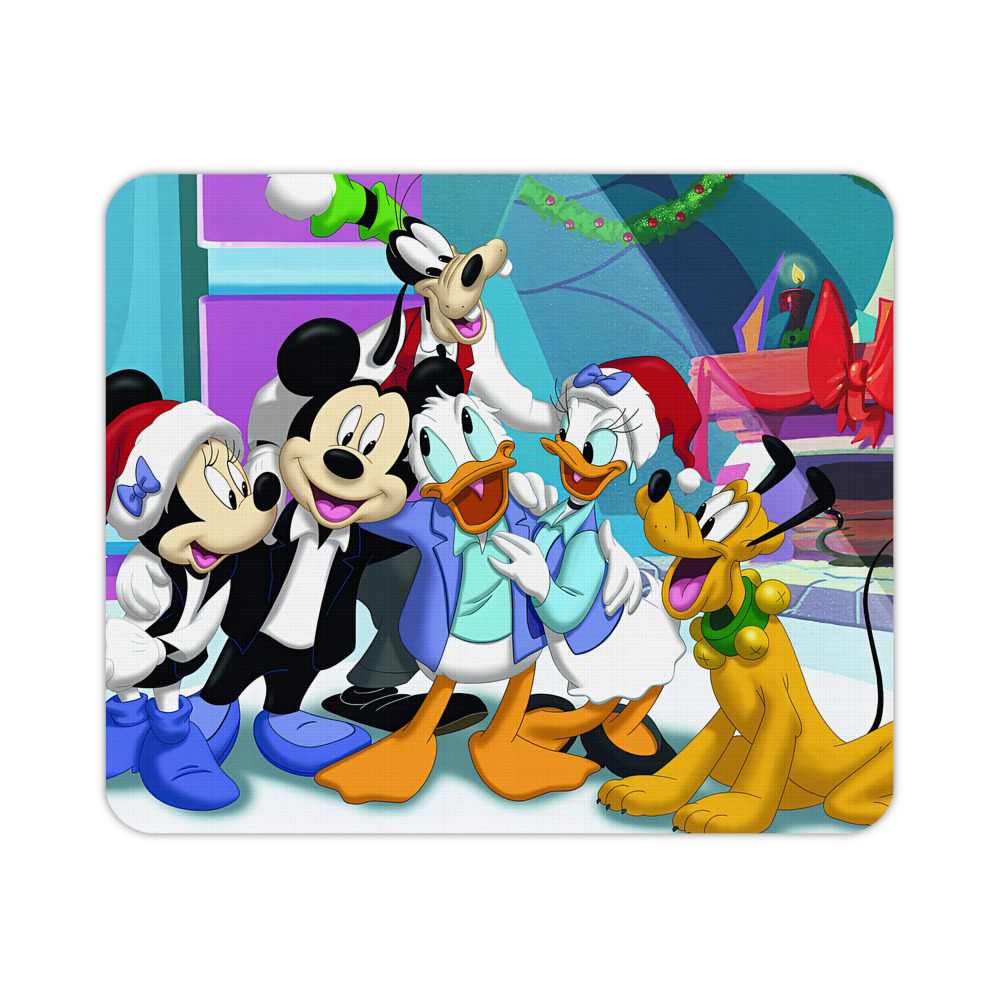 ミッキーマウス Mickey Mouse マウスパッド ステッチ加工 ラバー素材 防水 滑り止め 超薄型 ゲーミング/オフィス対応