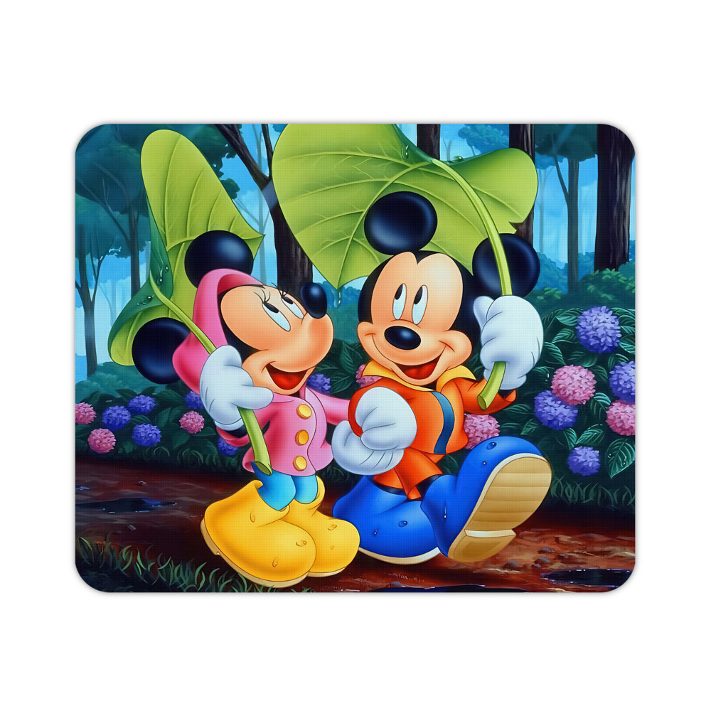 ミッキーマウス Mickey Mouse マウスパッド ステッチ加工 ラバー素材 防水 滑り止め 超薄型 ゲーミング/オフィス対応