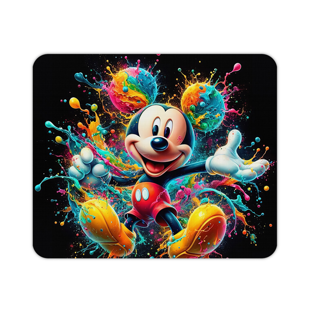 ミッキーマウス Mickey Mouse マウスパッド ステッチ加工 ラバー素材 防水 滑り止め 超薄型 ゲーミング/オフィス対応