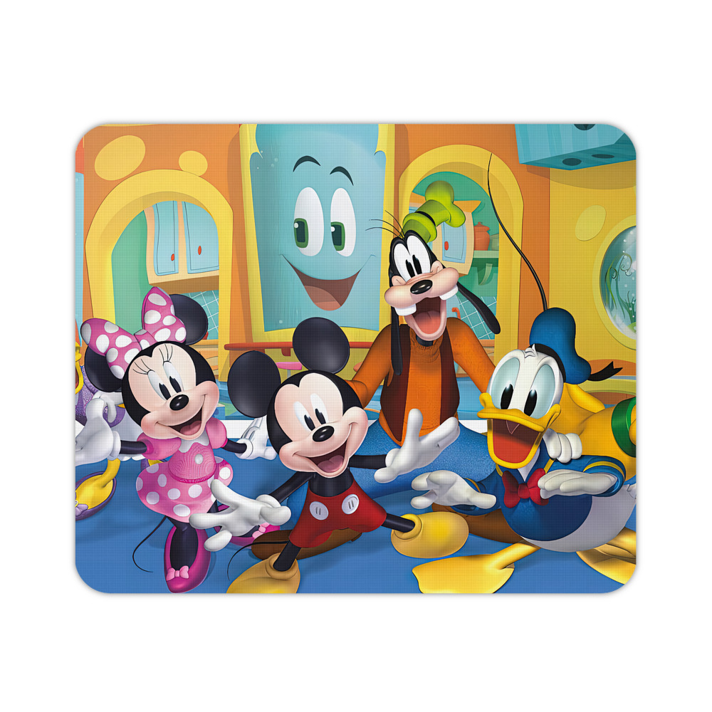 ミッキーマウス Mickey Mouse マウスパッド ステッチ加工 ラバー素材 防水 滑り止め 超薄型 ゲーミング/オフィス対応