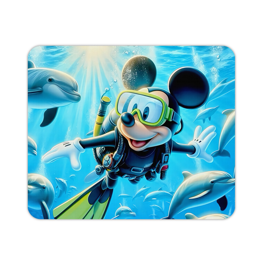 ミッキーマウス Mickey Mouse マウスパッド ステッチ加工 ラバー素材 防水 滑り止め 超薄型 ゲーミング/オフィス対応