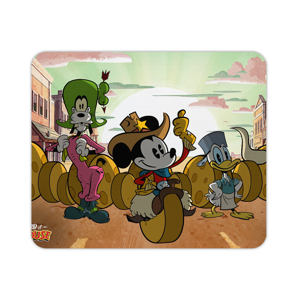 ミッキーマウス Mickey Mouse マウスパッド ステッチ加工 ラバー素材 防水 滑り止め 超薄型 ゲーミング/オフィス対応